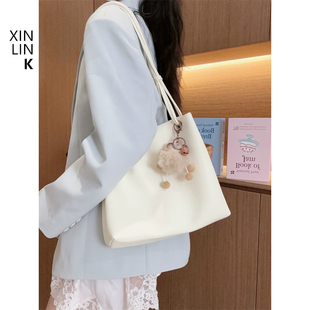 xinlink簡約高級(jí)感單肩包大容量女包2025夏季 百搭托特包 韓版 新款