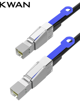 外置HD SFF-8644对SFF-8644连接线12Gbp阵列高速传输服务器数据线
