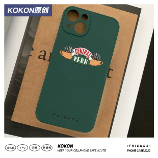 美剧老友记周边friends咖啡馆central perk简约手机壳原创自制