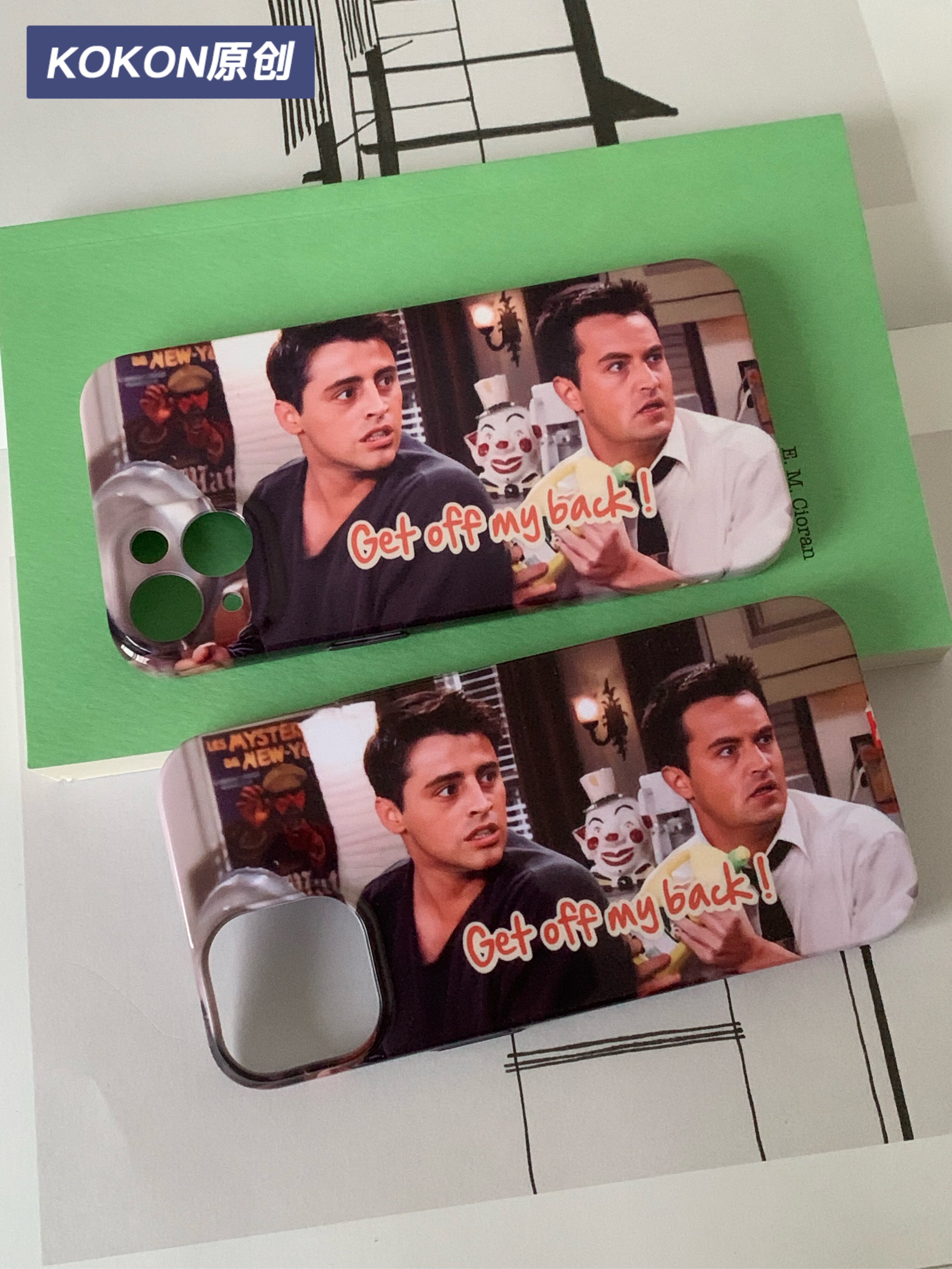 老友记周边美剧friends六人行friends自制钱德勒钱钱joey乔伊标语菲林