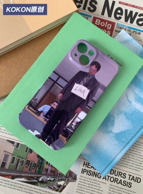 办公室周边美剧The office徳怀特Dwight趣味打工人自制菲林手机壳