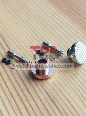 精钢计时按键 跑秒按钮适配萧邦Chopard肖邦经典赛车44mm机械手表