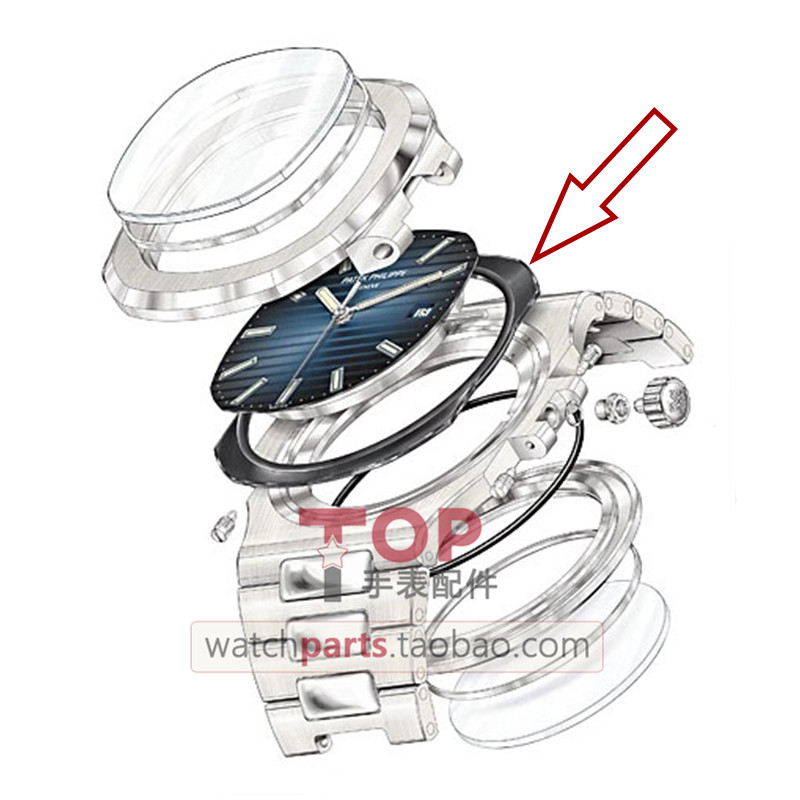 适配鹦鹉螺手表防水圈新品