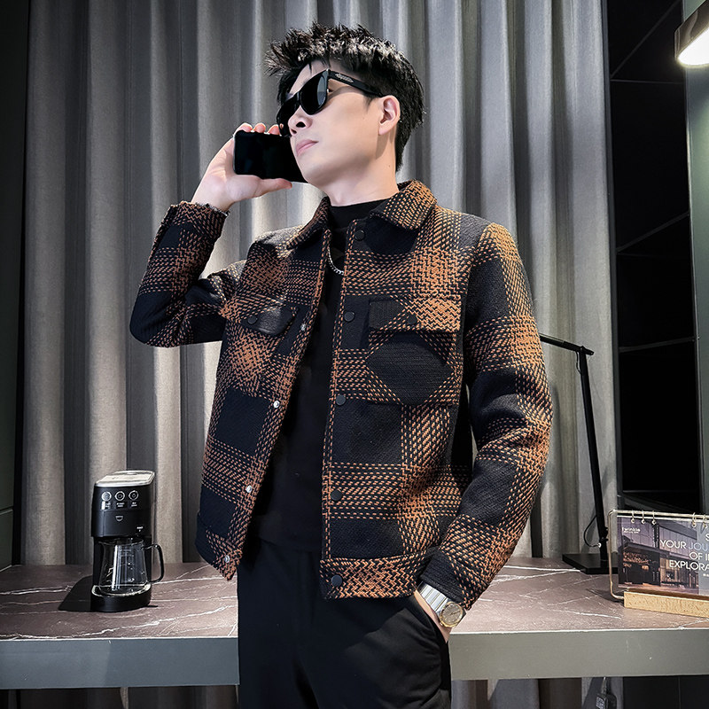 312A-J532-P130控170秋季新款社会小伙夹克外套男潮流韩版上衣D,男装夹克,星座312A