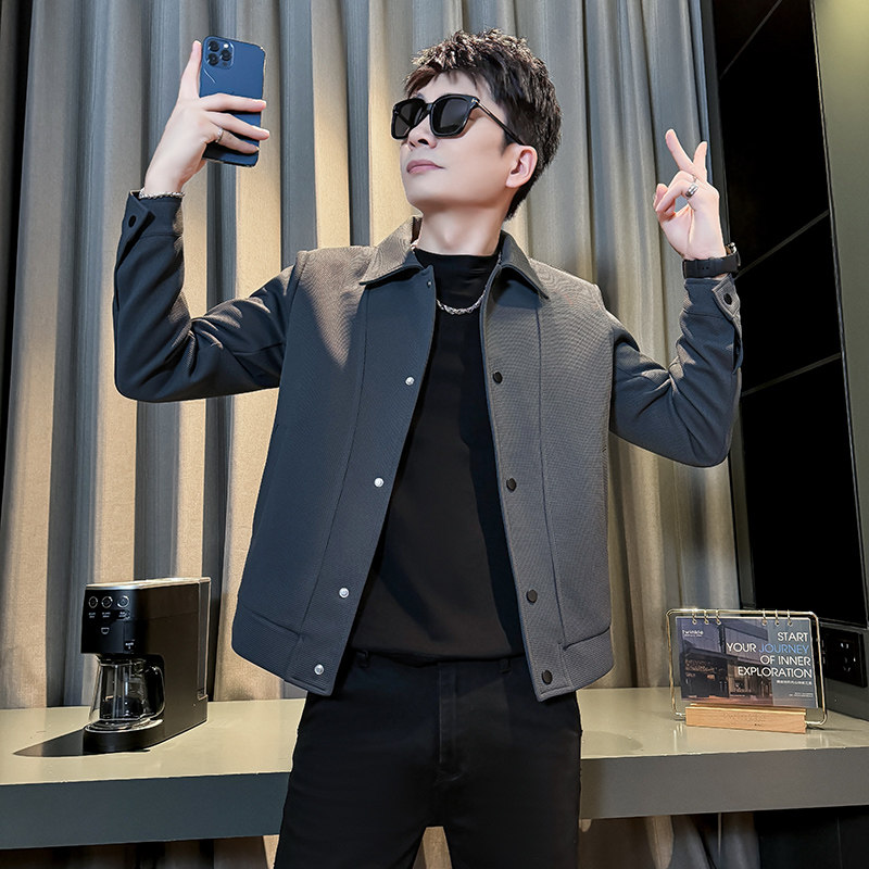312A-9912-P120控165秋季新款社会小伙夹克外套男潮流韩版上衣C,男装夹克,星座312A