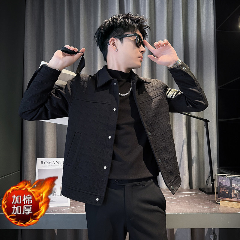 312A-J533-8P130控175秋季新款社会小伙夹克外套男潮流上衣A,男装夹克,星座312A