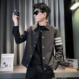 312A-J526-P98控138秋季新款社会小伙夹克外套男潮流韩版上衣C，男装夹克，星座312A