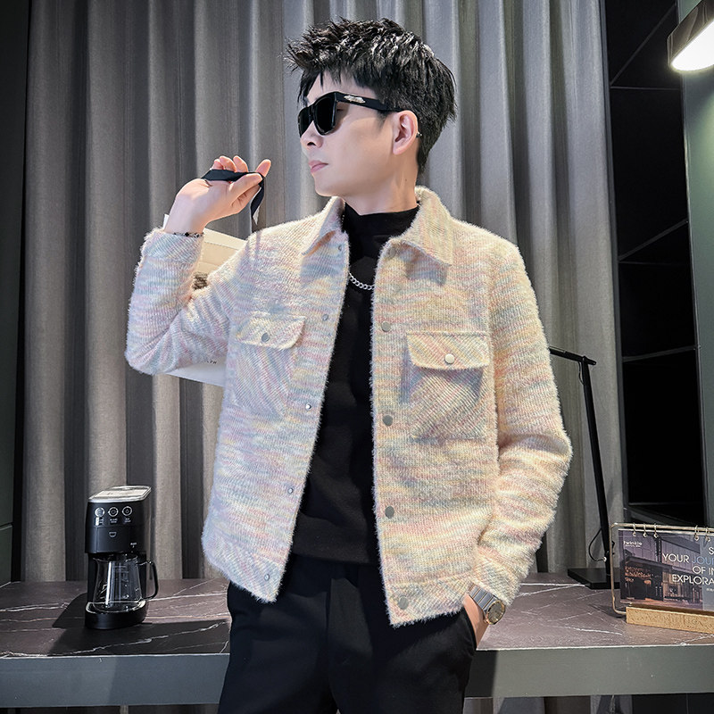 312A-J535-P130控170秋季新款社会小伙夹克外套男潮流韩版上衣A,男装夹克,星座312A
