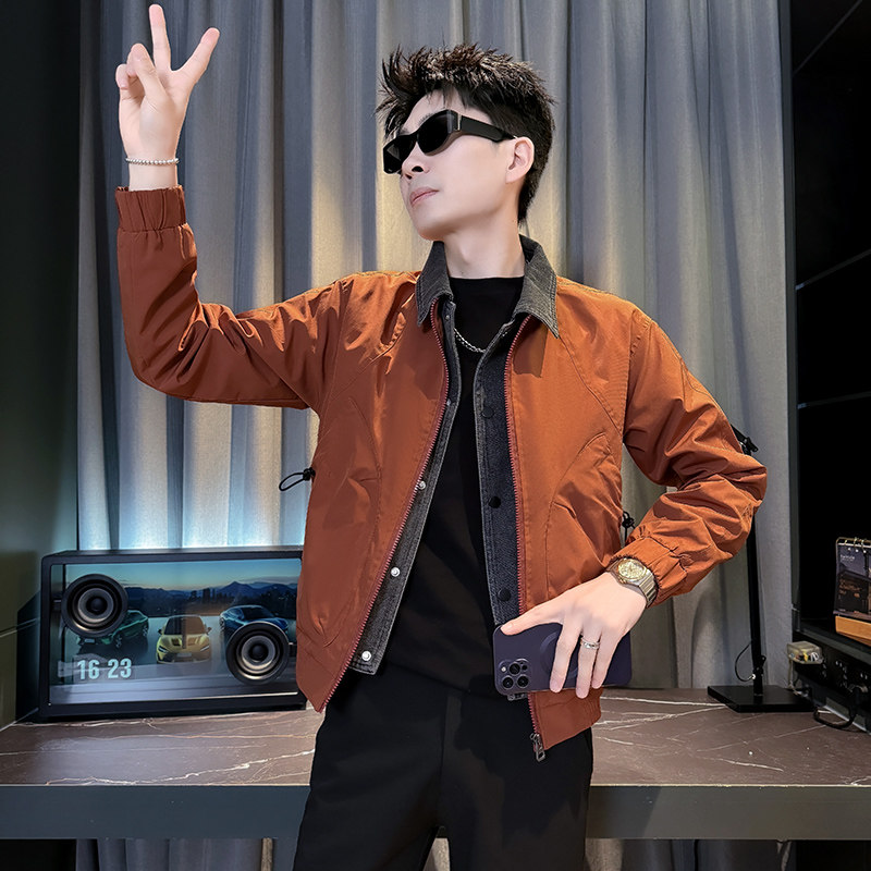 312A-J601-P108控155春季新款社会小伙夹克外套男潮流韩版上衣E,男装夹克,星座312A