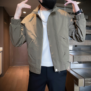 312A-2813-P98 控138 春季新款社会小伙夹克外套男潮流韩版上衣B图片