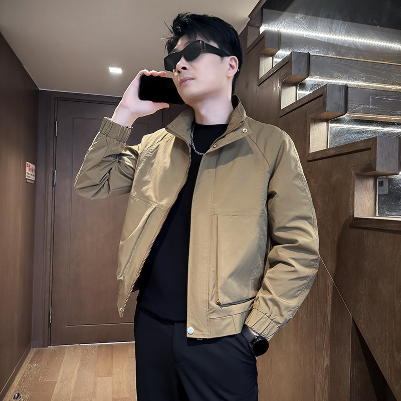312A-J518-P98控138秋季新款社会小伙夹克外套男潮流韩版上衣B,男装夹克,星座312A