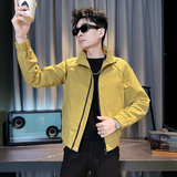 312A-J603-P98控145春季新款社会小伙夹克外套男潮流韩版上衣A，男装夹克，星座312A