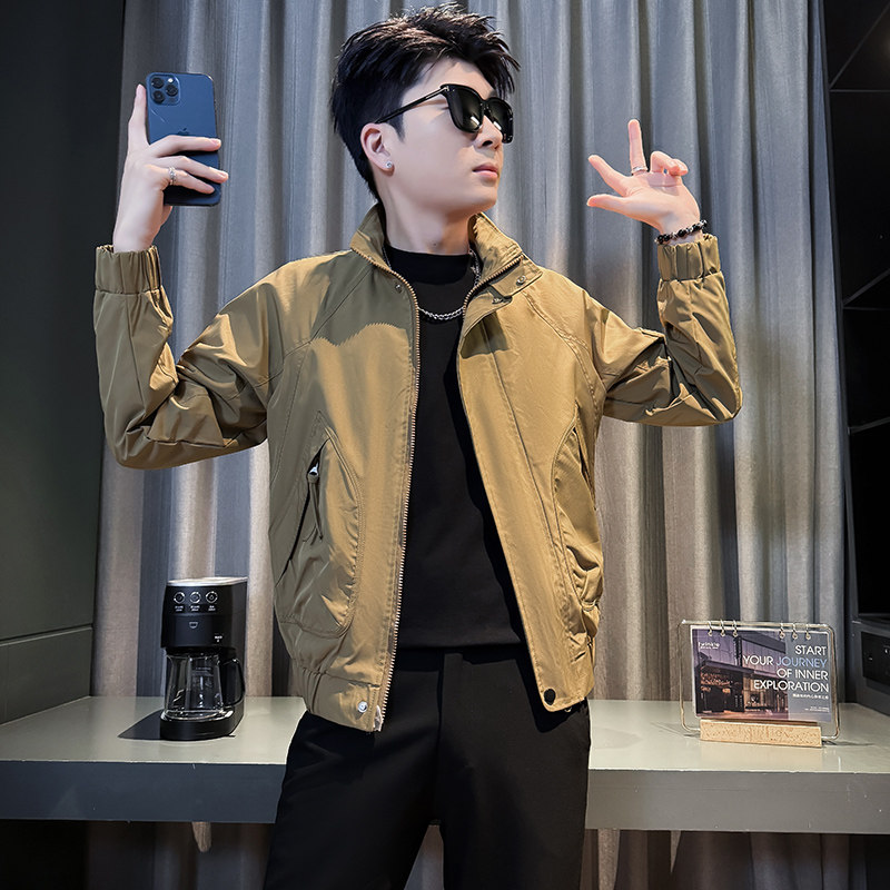 312A-J501-P98控138春季新款社会小伙夹克外套男潮流韩版上衣B,男装夹克,星座312A