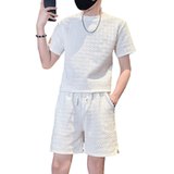 K59T59-P90控136夏季社会小伙工装套装夏装韩版运动服A，男装休闲套装，星座312A