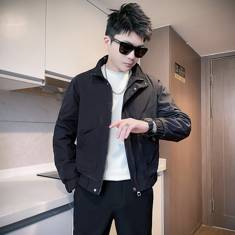 312A-2813-P98控138春季新款社会小伙夹克外套男潮流韩版上衣D,男装夹克,星座312A