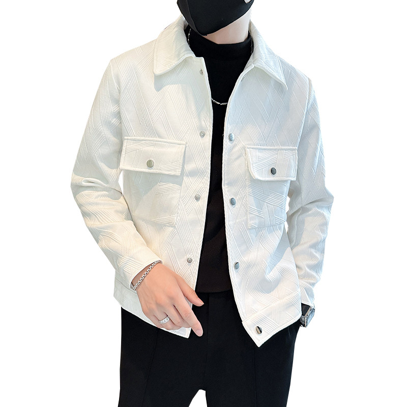 312A-2378-P120控165秋季新款社会小伙夹克外套男潮流韩版上衣B,男装夹克,星座312A