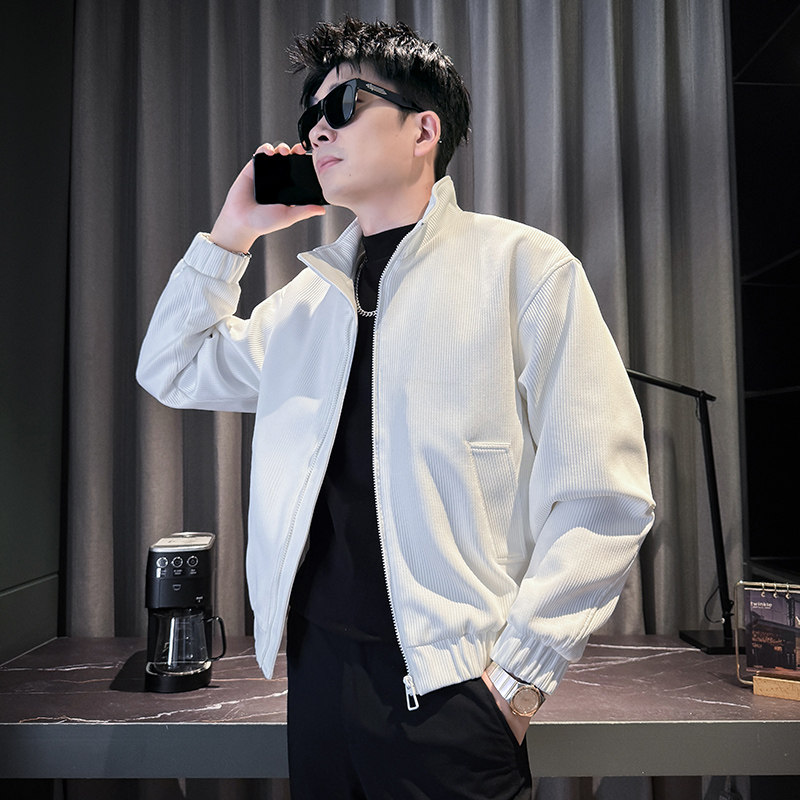 312A-J527-P120控165秋季新款社会小伙夹克外套男潮流韩版上衣D,男装夹克,星座312A