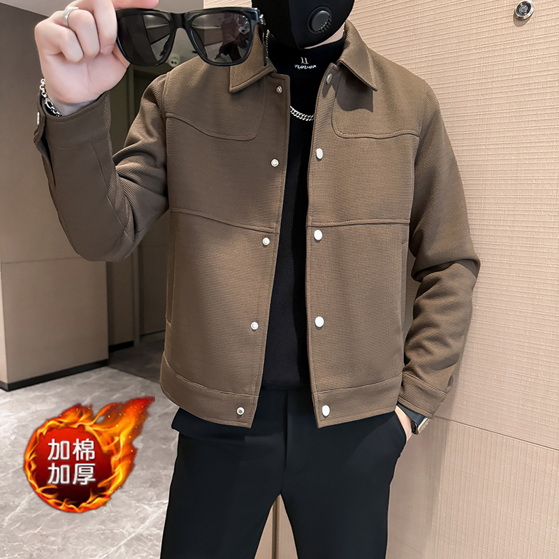 312A-9908-8P130控175秋冬季新款社会小伙夹克外套男潮流上衣，男装夹克，星座312A