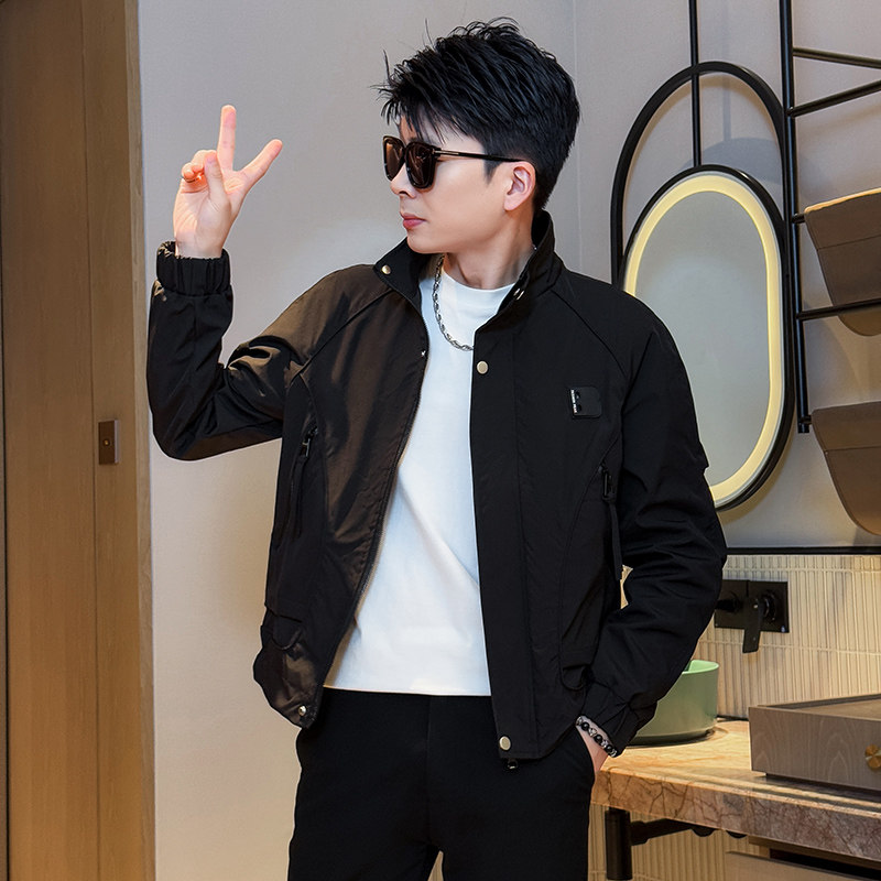 312A-J511-P98控138新款社会小伙夹克外套男潮流韩版上衣A,男装夹克,星座312A