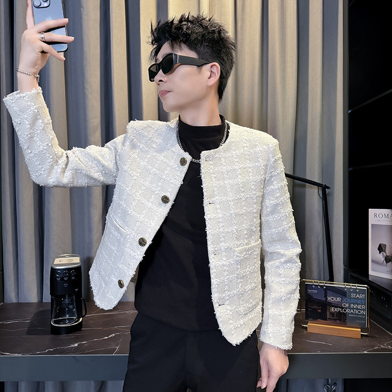 312A-S56-P138控178秋冬季呢子韩版男装夹克潮流高级秋冬上衣A,男装夹克,星座312A