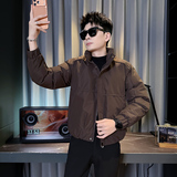 312A-M09-P138控178冬季男士潮牌棉衣外套韩版潮流夹克棉袄C，男装夹克，星座312A