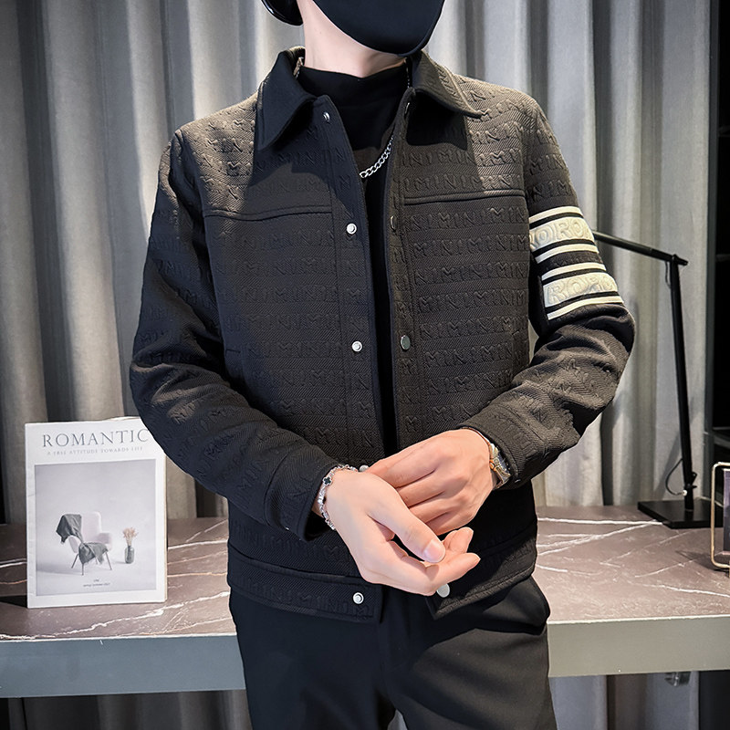 312A-J533-P120控165秋季新款社会小伙夹克外套男潮流韩版上衣A,男装夹克,星座312A