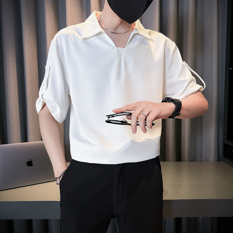 T09-P58控78新款社会小伙短袖T恤修身潮流男士半袖体恤A，男装T恤，星座312A