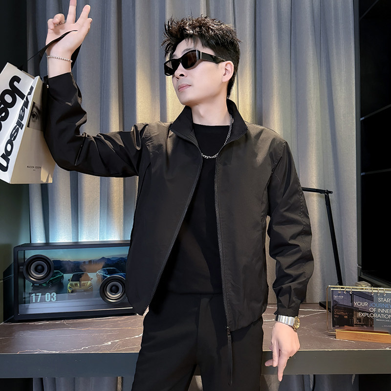312A-J607-P98控145春季新款社会小伙夹克外套男潮流韩版上衣E,男装夹克,星座312A
