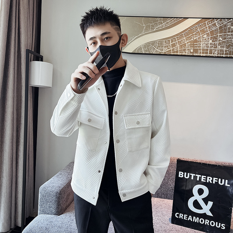 312A-2282-P120控165秋冬社会小伙夹克外套男休闲潮流韩版上衣W,男装夹克,星座312A