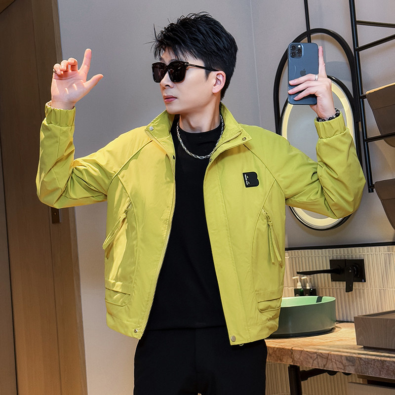 312A-J511-P98控138新款社会小伙夹克外套男潮流韩版上衣C,男装夹克,星座312A