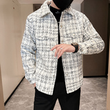 312A-9909-P130控170秋冬季呢子韩版男装夹克潮流高级秋冬上衣A，男装夹克，星座312A