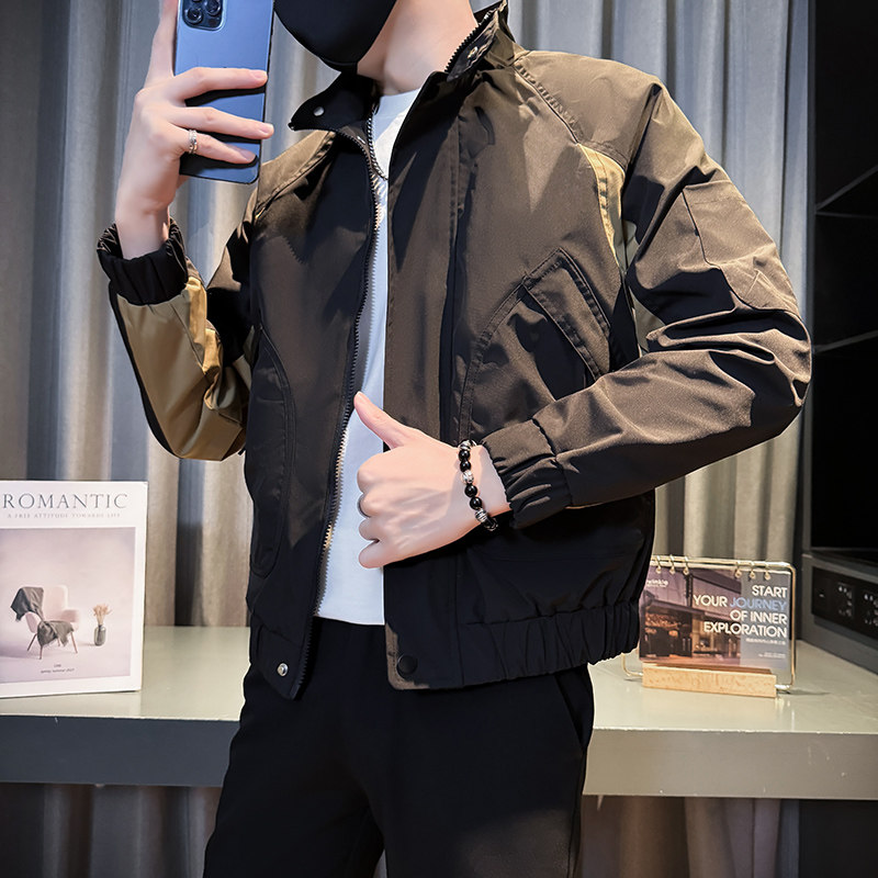 312A-J507-P98控138新款社会小伙夹克外套男潮流韩版上衣A,男装夹克,星座312A