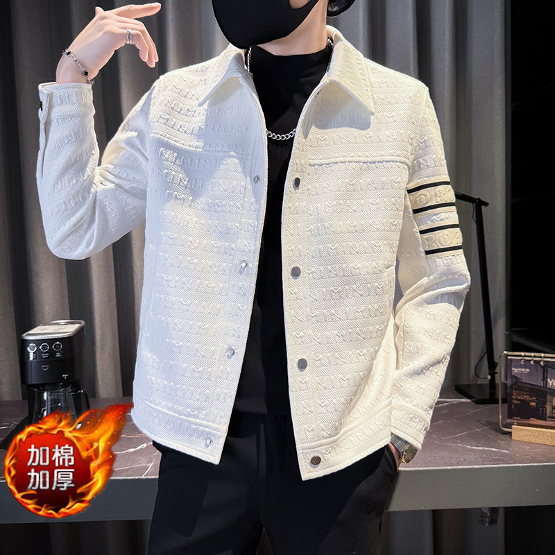 312A-J533-8P130控175秋季新款社会小伙夹克外套男潮流上衣B,男装夹克,星座312A