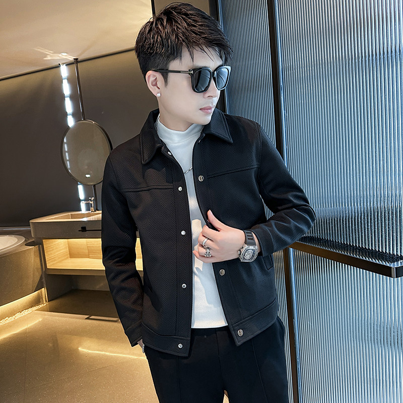 312A-2375-P120控169秋季新款社会小伙夹克外套男潮流韩版上衣A,男装夹克,星座312A