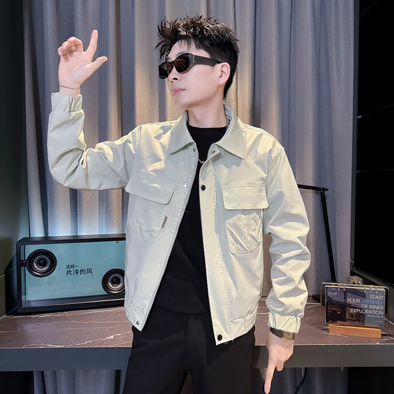 312A-J605-P98控145春季新款社会小伙夹克外套男潮流韩版上衣A,男装夹克,星座312A