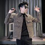 312A-J531-P135控175秋季新款社会小伙夹克外套男潮流韩版上衣C，男装夹克，星座312A