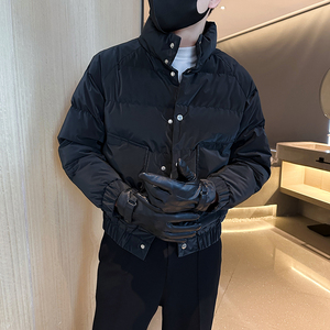 312A-8835-P138控178  冬季男士潮牌棉衣外套韩版潮流夹克棉袄B图片