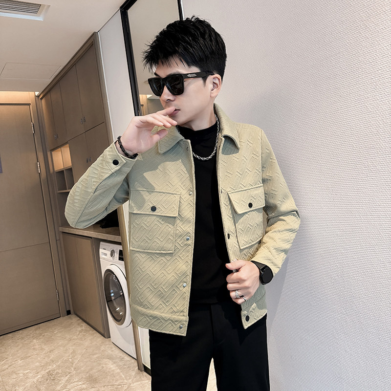 312A-2821-P120控165秋季新款社会小伙夹克外套男潮流韩版上衣C,男装夹克,星座312A
