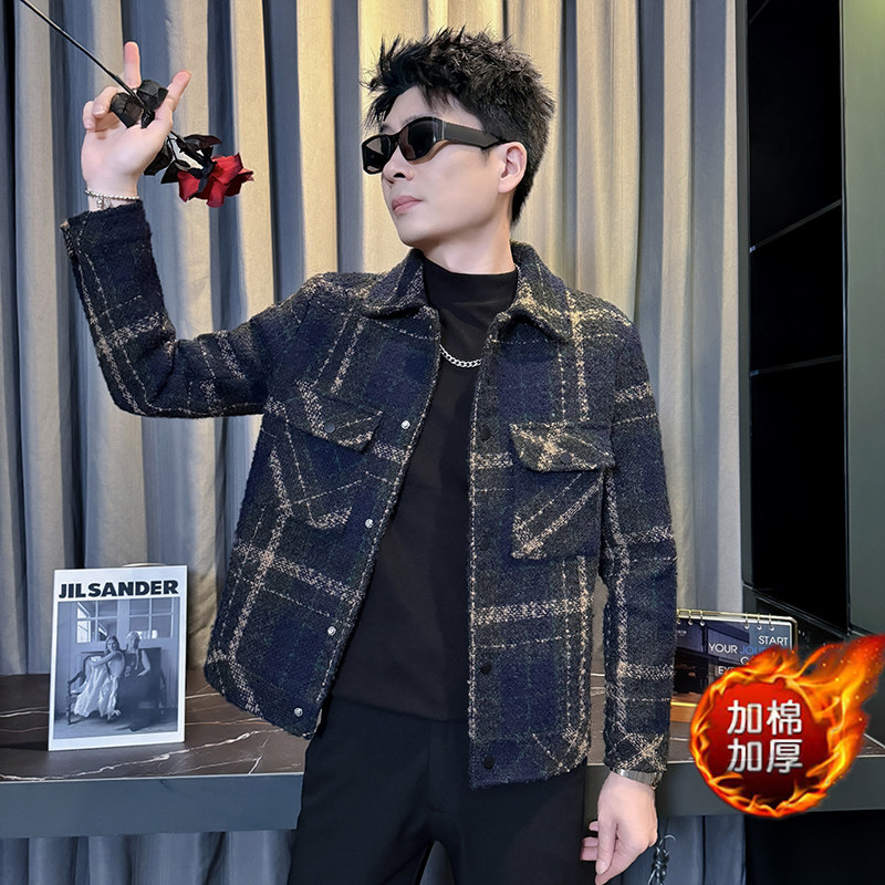 312A-S53-8P140控180秋冬季新款社会小伙夹克外套男潮流上衣B,男装夹克,星座312A