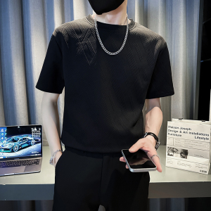 2368-P45控69新款社会小伙短袖T恤修身潮流男士半袖体恤D,男装T恤,星座312A