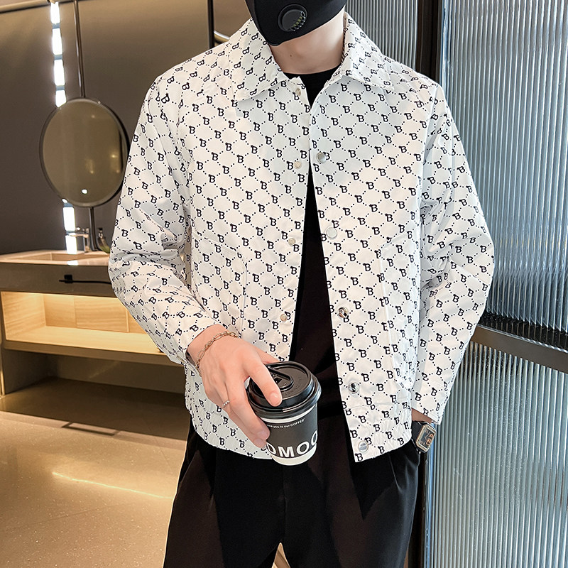 312A-2302-P98控138社会小伙夹克外套男潮流韩版上衣H,男装夹克,星座312A