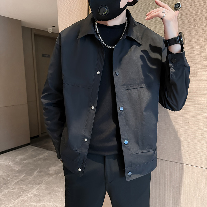 312A-2823-P100控138秋季新款社会小伙夹克外套男潮流韩版上衣A,男装夹克,星座312A