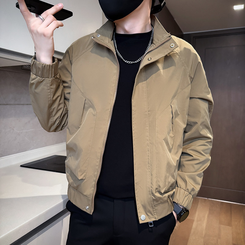 312A-J521-P98控138秋季新款社会小伙夹克外套男潮流韩版上衣B,男装夹克,星座312A