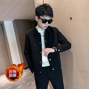 312A-9908-8  P130 控175 秋冬季新款社会小伙夹克外套男潮流上衣图片