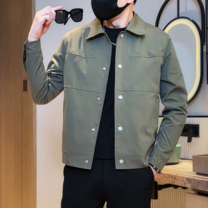 312A-J508-P98 控138 新款社会小伙夹克外套男潮流韩版上衣W图片