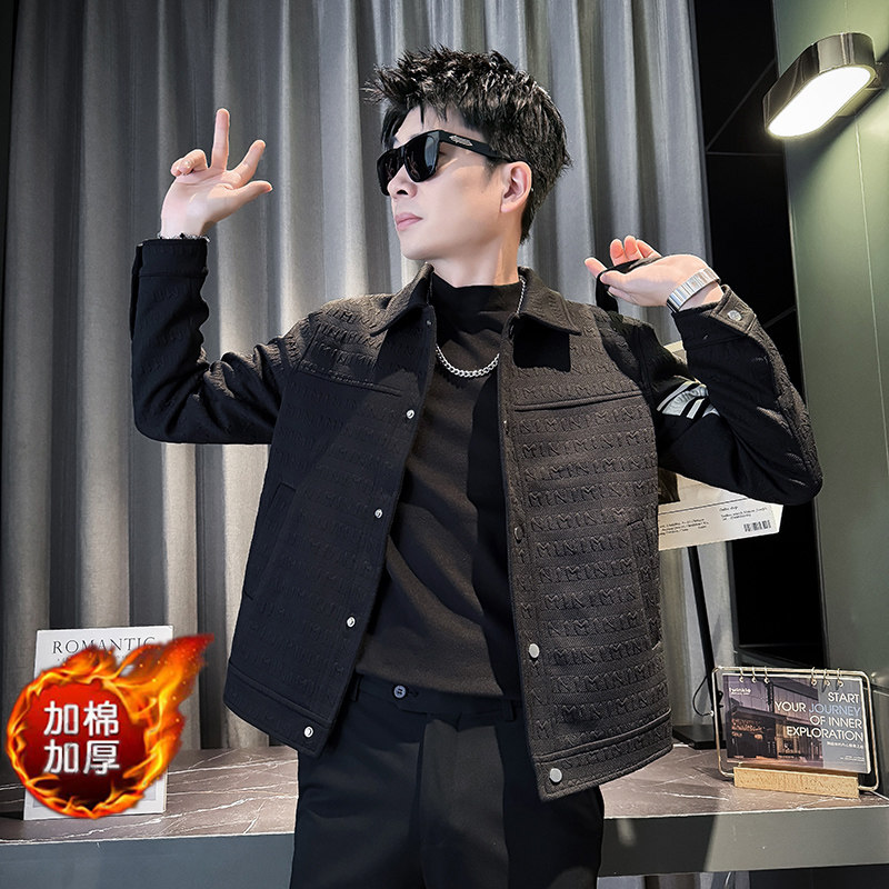 312A-J533-8P130控175秋季新款社会小伙夹克外套男潮流上衣A,男装夹克,星座312A