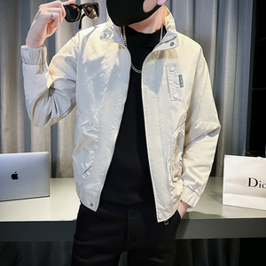 312A-2805-P98 控138 春季新款社会小伙夹克外套男潮流韩版上衣D图片