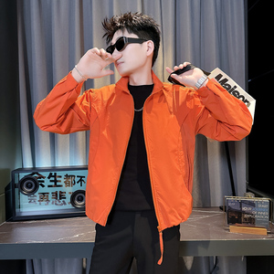 312A-J607-P98 控145 春季新款社会小伙夹克外套男潮流韩版上衣C图片