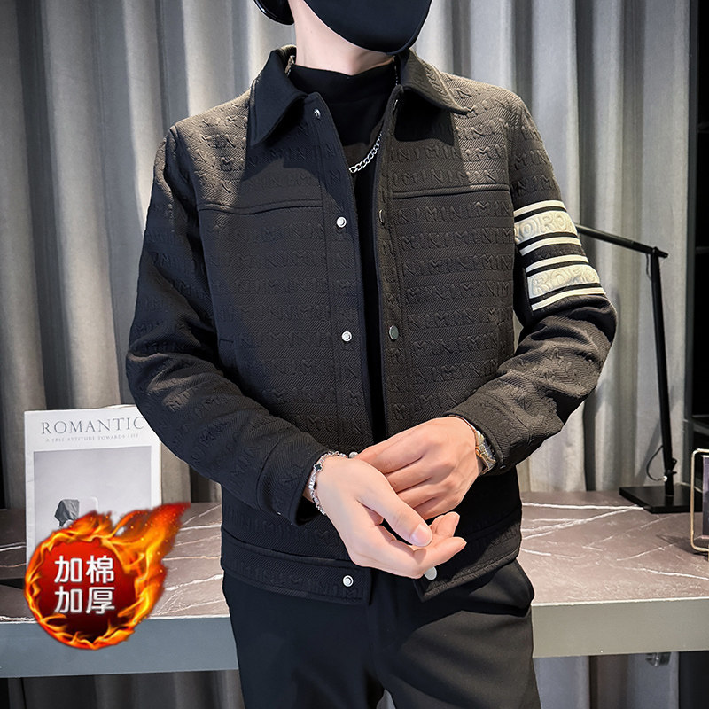 312A-J533-8P130控175秋季新款社会小伙夹克外套男潮流上衣A,男装夹克,星座312A