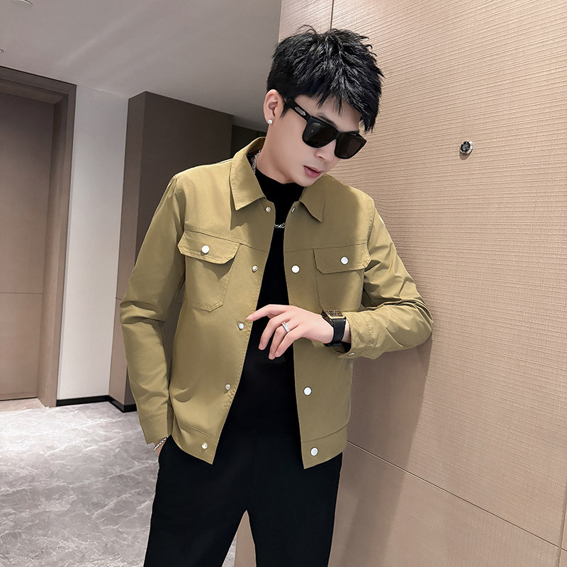 312A-9911-P100控138秋季新款社会小伙夹克外套男潮流韩版上衣A,男装夹克,星座312A